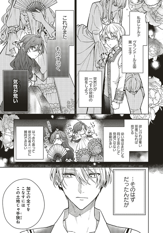 Grandeur Oukoku Saiseiroku - Hametsu no Akuyaku Oujo desu ga Kyuukoku End wo Onozomi desu Chapter 8.1 1ページ