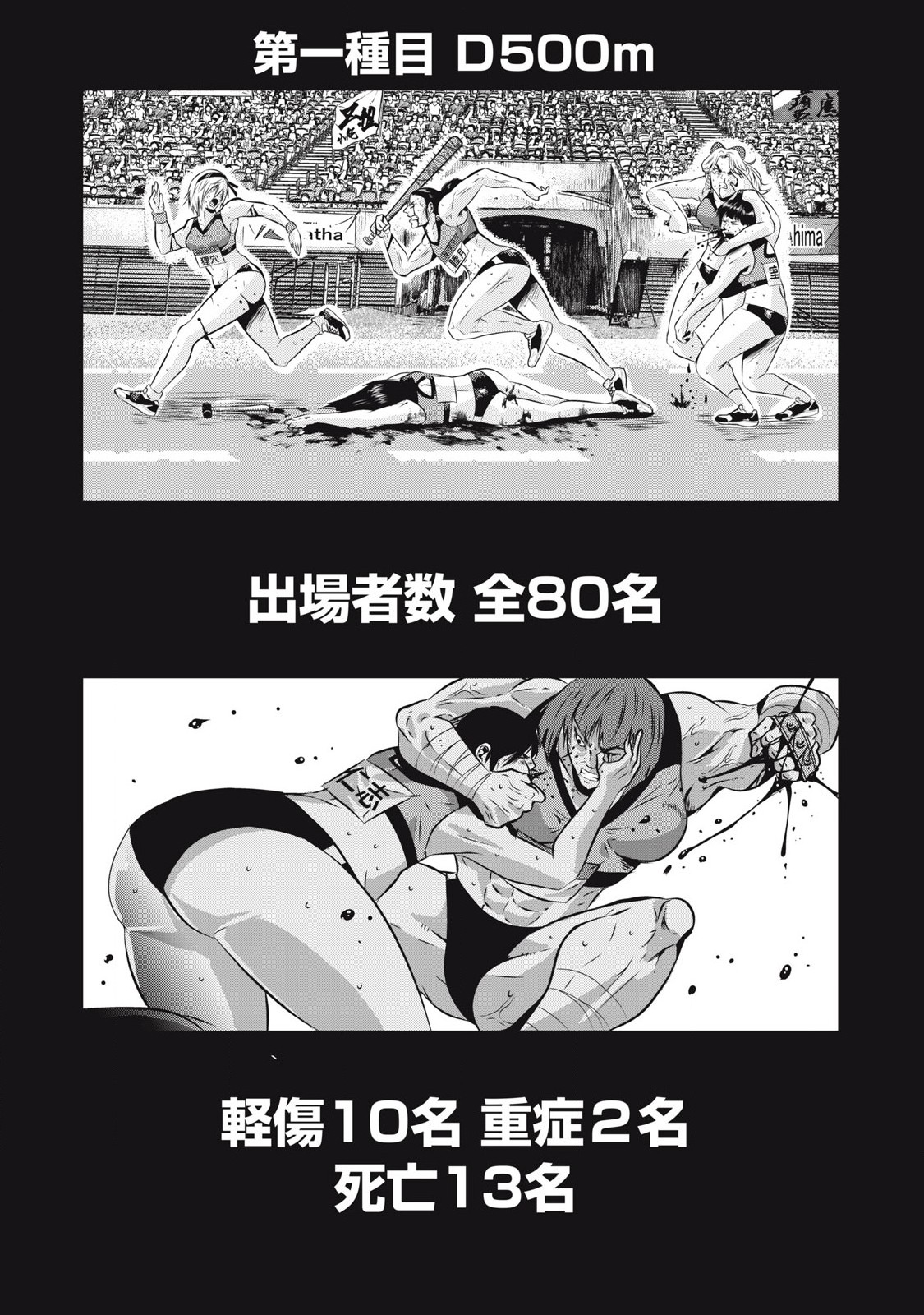 Gyakusatsu Stadium Chapter 3 1ページ