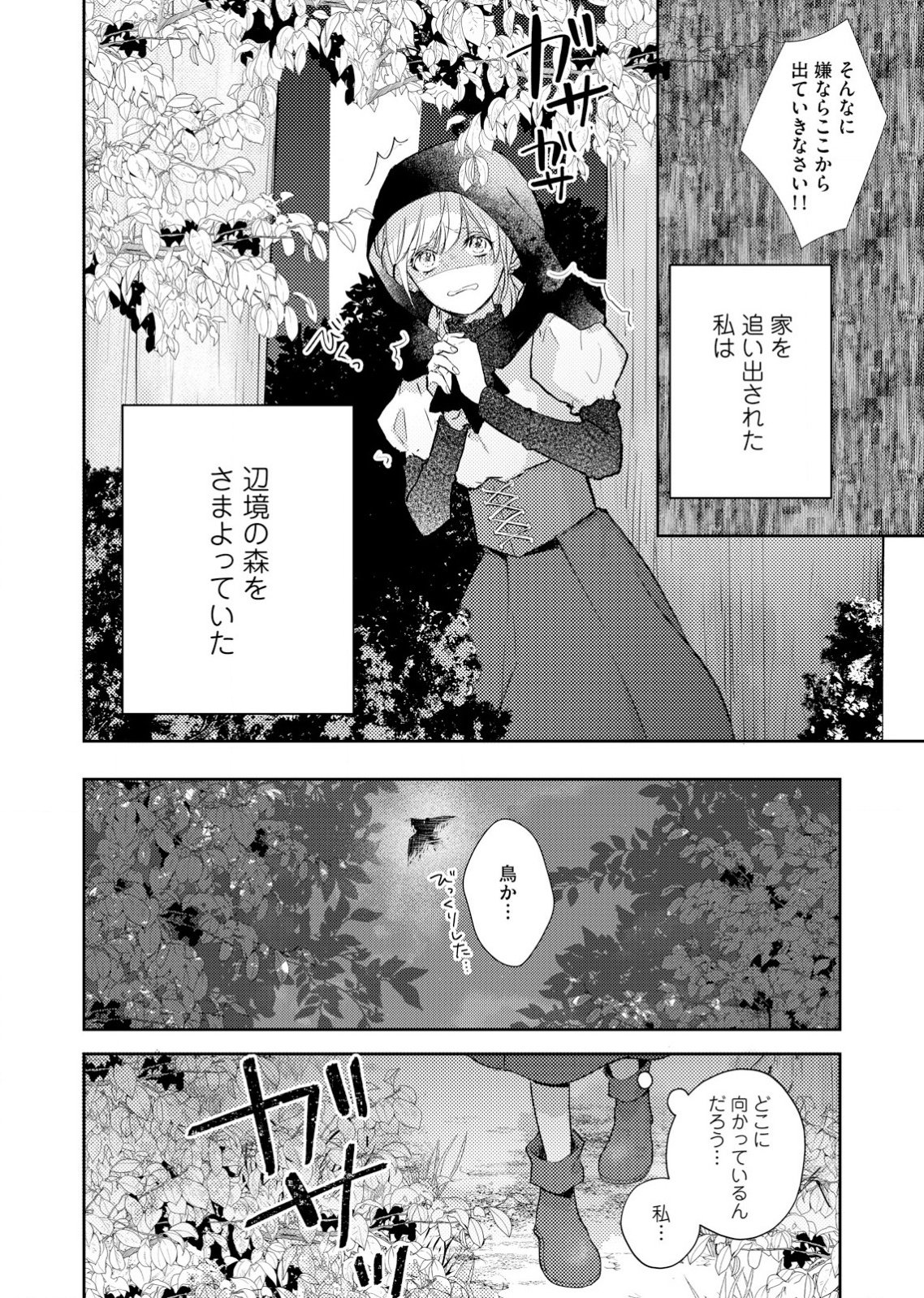 Hajisadasareta Seijo Kouho wa, Henkyou no Mori de Gouin na Unmei no Hito ni Deaimashita Chapter 1 7ページ