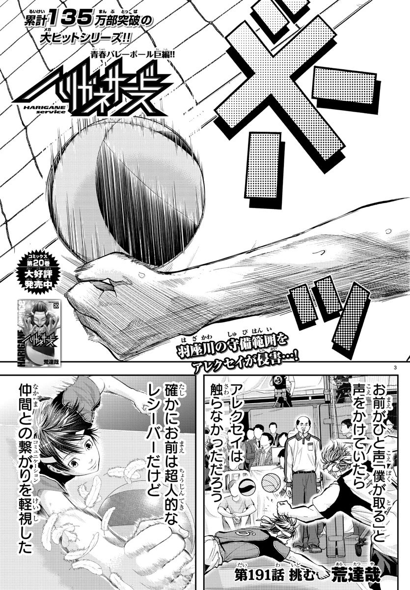 Harigane Service Chapter 191 3ページ