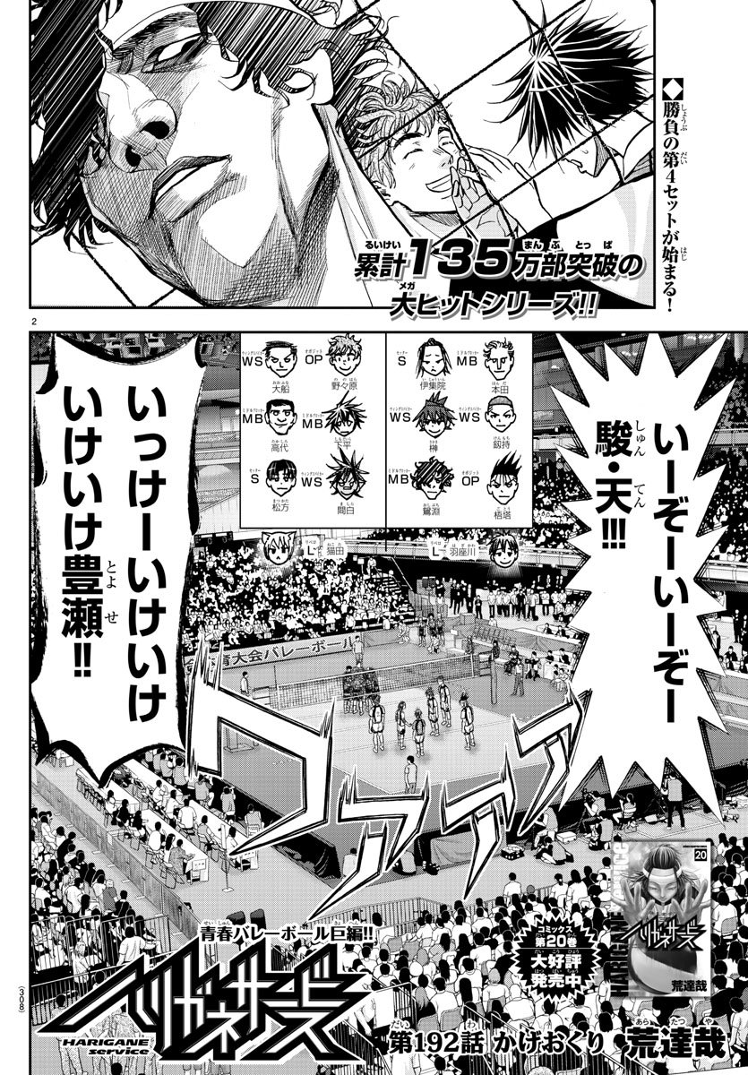 Harigane Service Chapter 192 2ページ