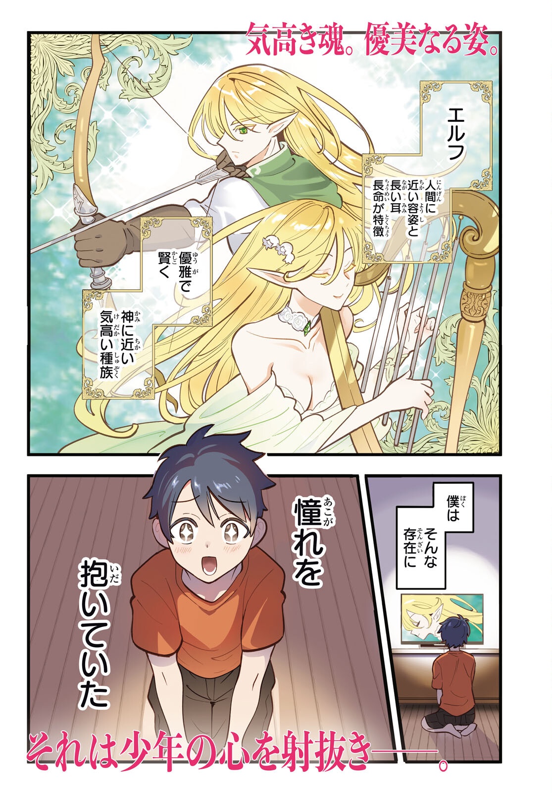 Tonari no Elf ga Darashinai! Chapter 1 1ページ