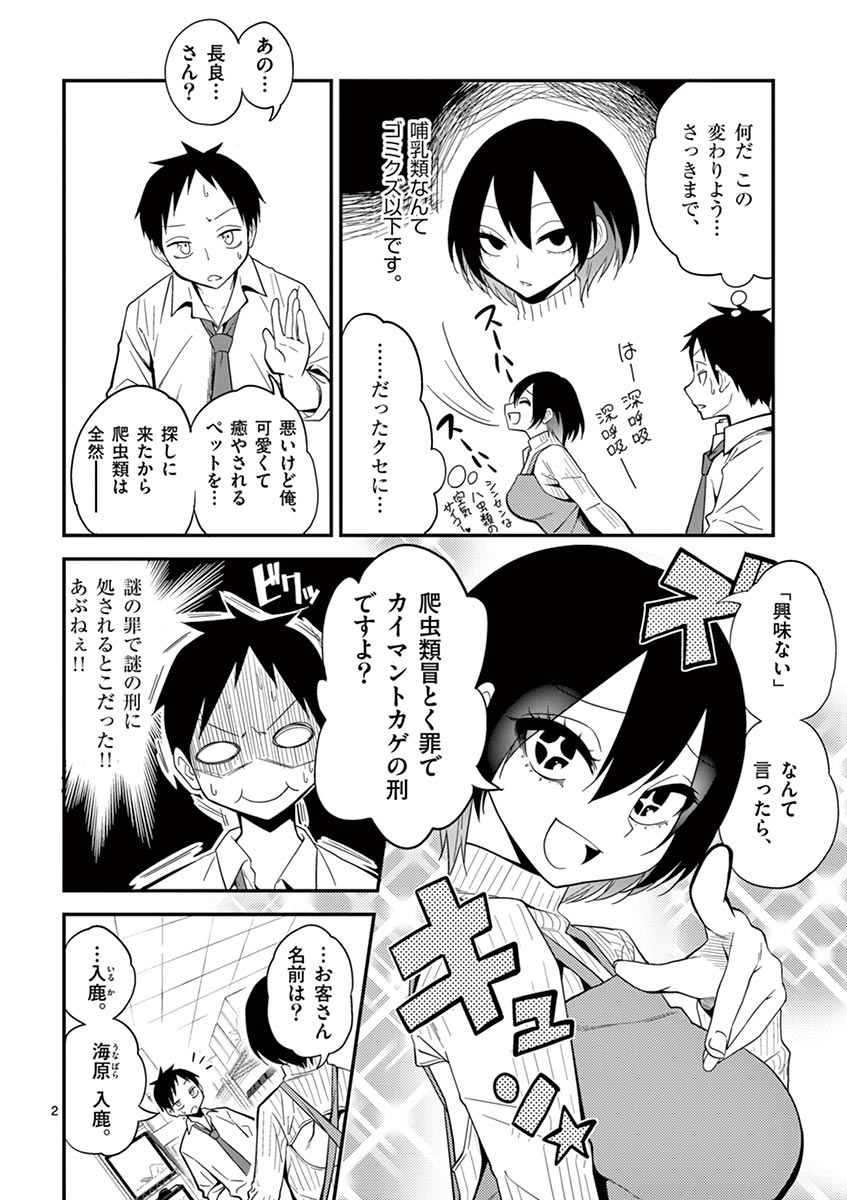 Himitsu no Reptiles Chapter 2 2ページ