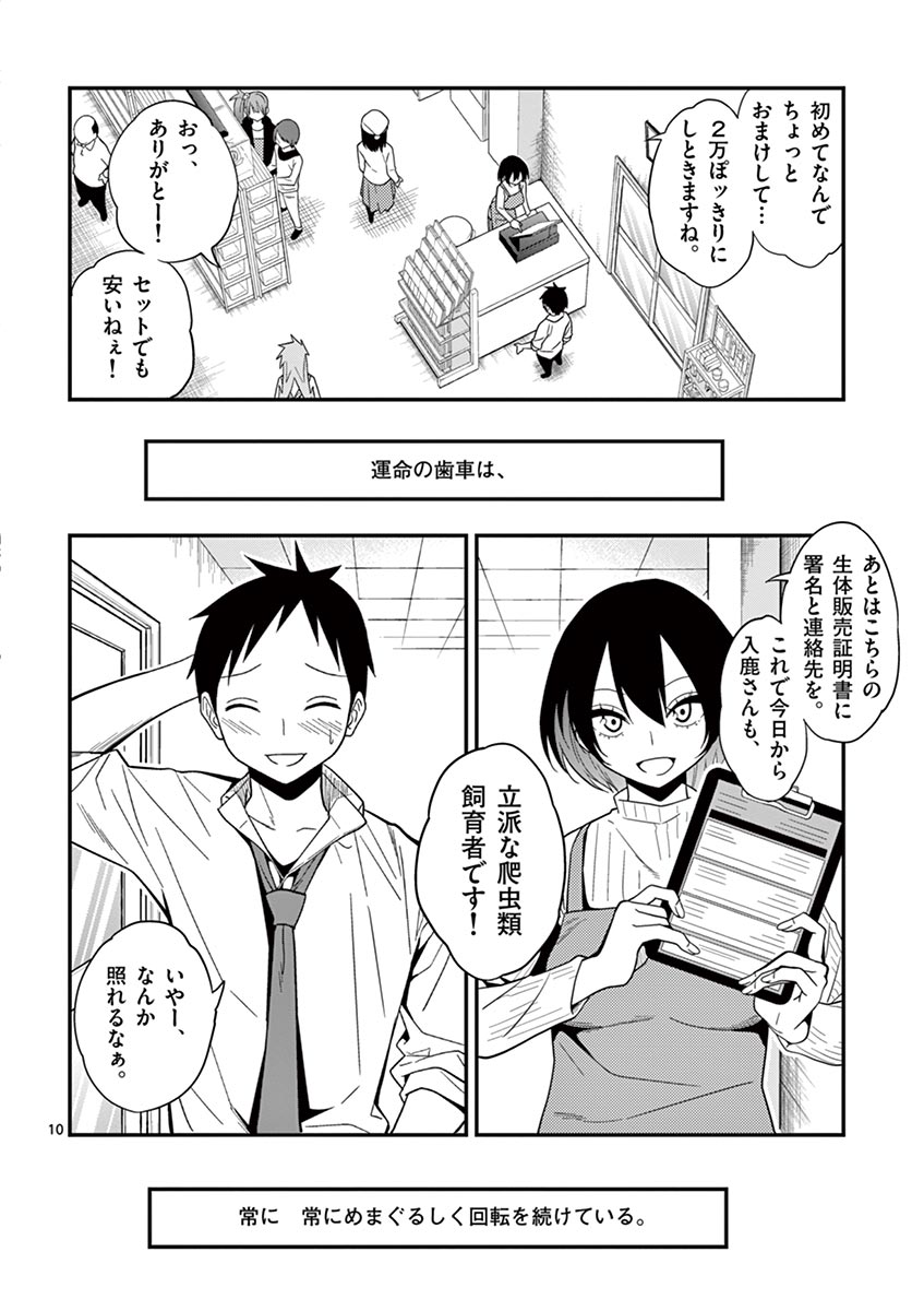 Himitsu no Reptiles Chapter 3 10ページ
