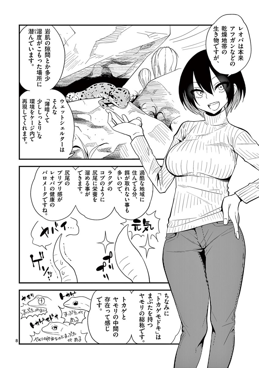 Himitsu no Reptiles Chapter 4 8ページ