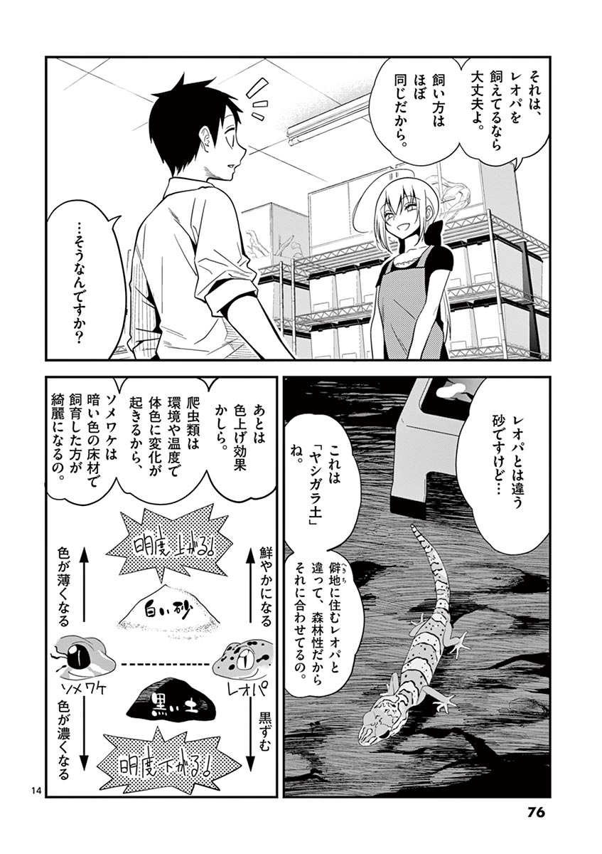 Himitsu no Reptiles Chapter 5 14ページ