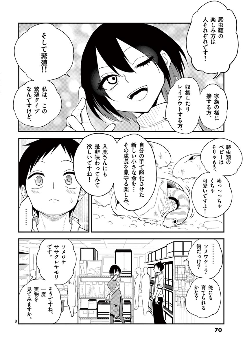 Himitsu no Reptiles Chapter 5 8ページ