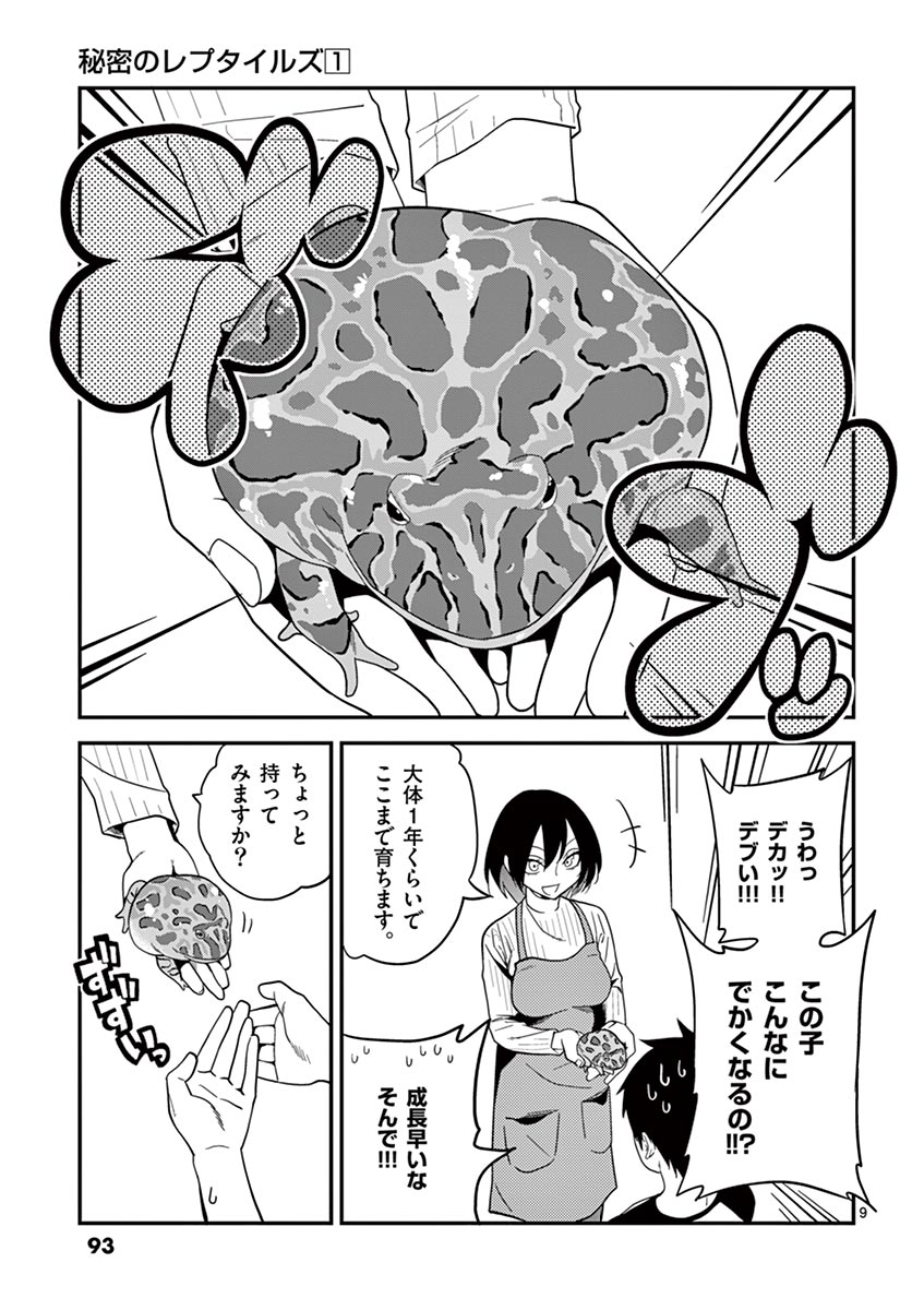 Himitsu no Reptiles Chapter 6 9ページ