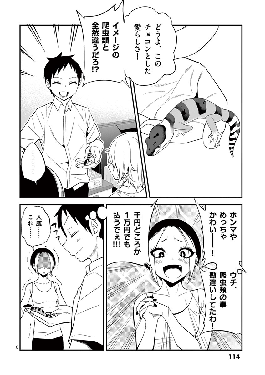 Himitsu no Reptiles Chapter 7 8ページ