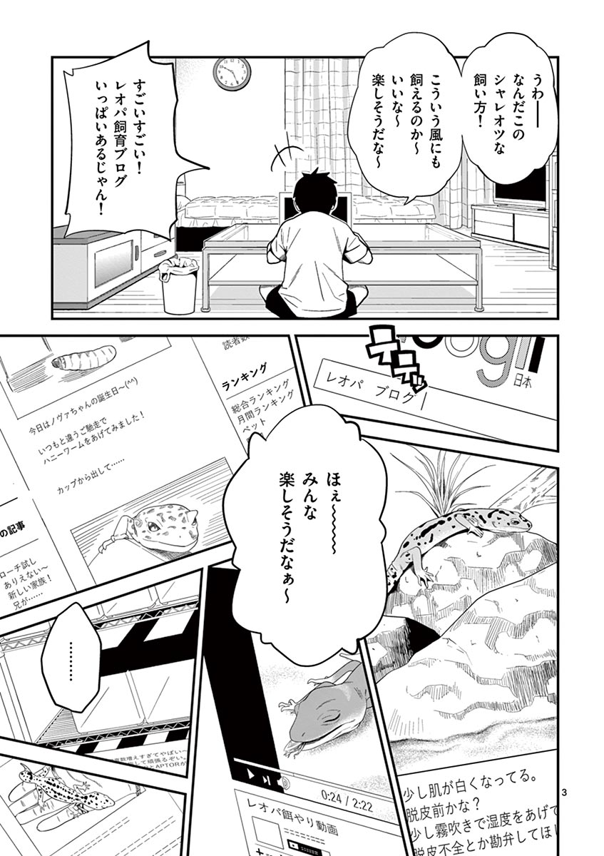 Himitsu no Reptiles Chapter 10 3ページ