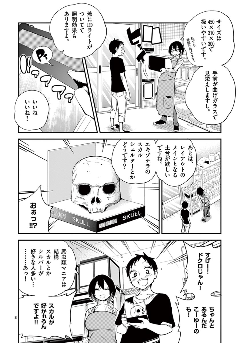 Himitsu no Reptiles Chapter 10 8ページ