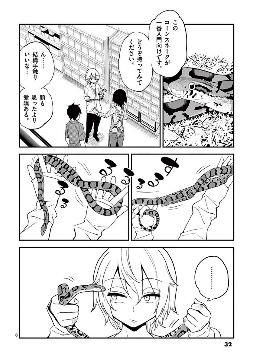Himitsu no Reptiles Chapter 11 8ページ