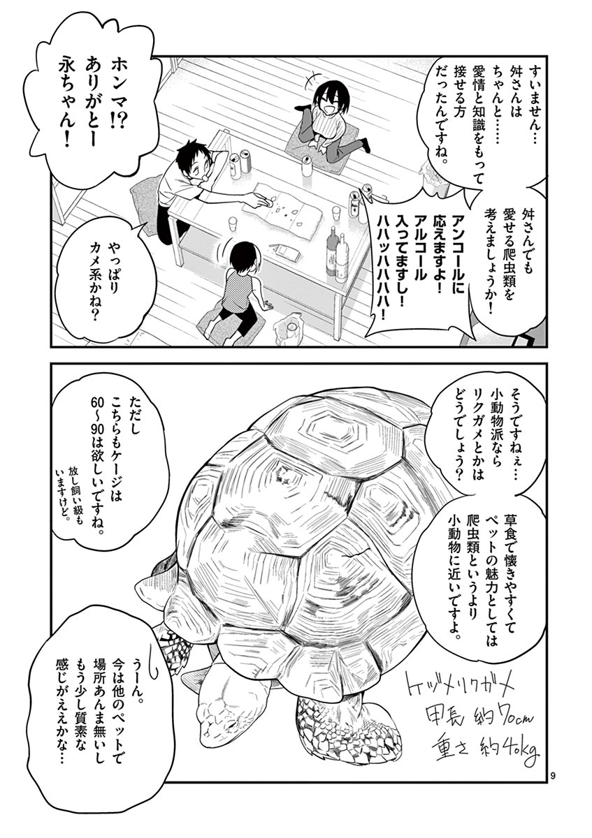 Himitsu no Reptiles Chapter 12 9ページ