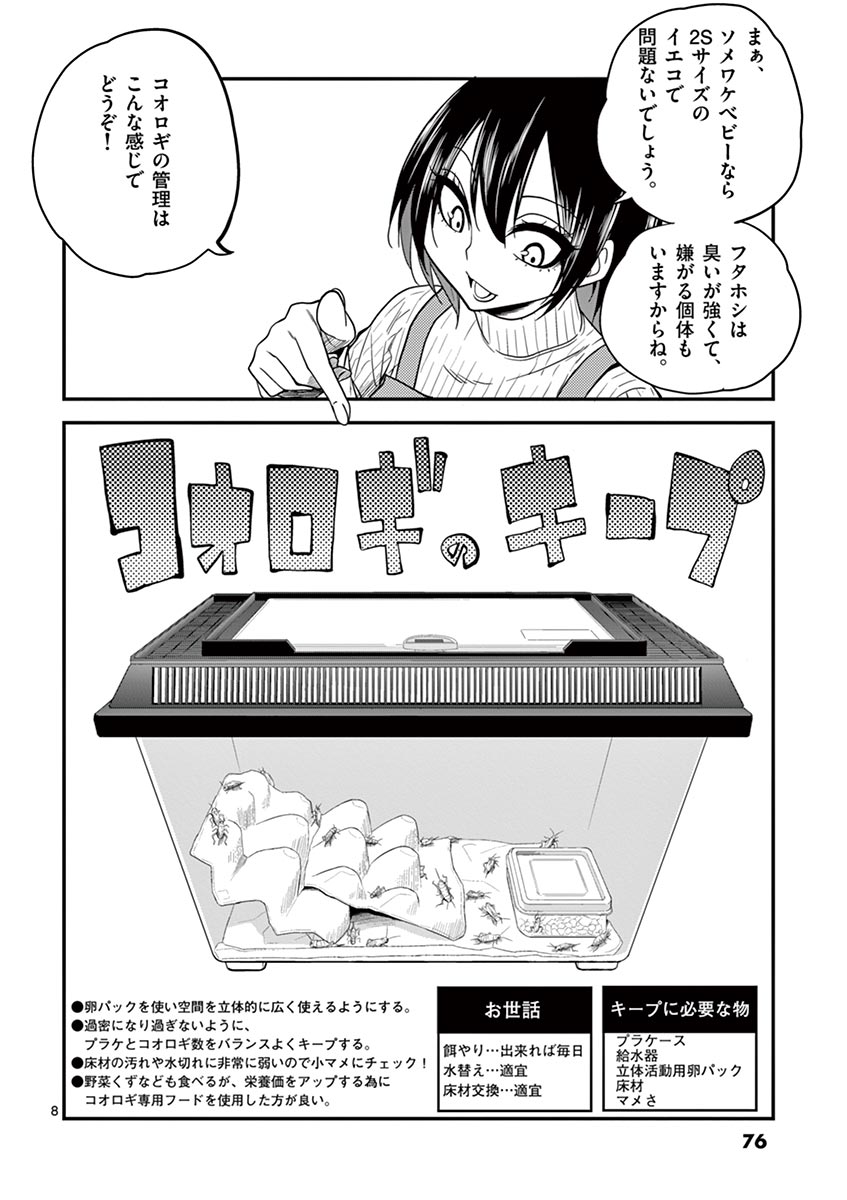 Himitsu no Reptiles Chapter 13 8ページ