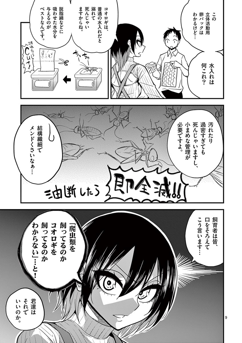 Himitsu no Reptiles Chapter 13 9ページ