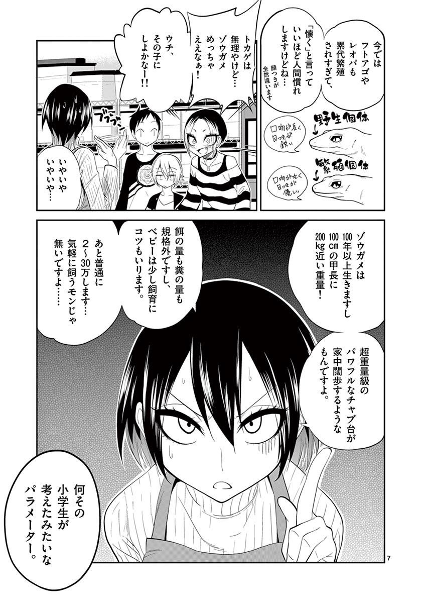 Himitsu no Reptiles Chapter 14 7ページ