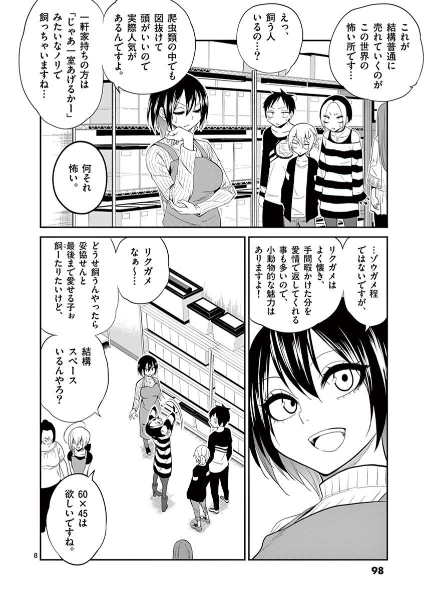 Himitsu no Reptiles Chapter 14 8ページ