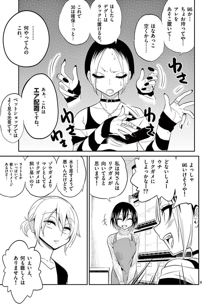 Himitsu no Reptiles Chapter 14 9ページ