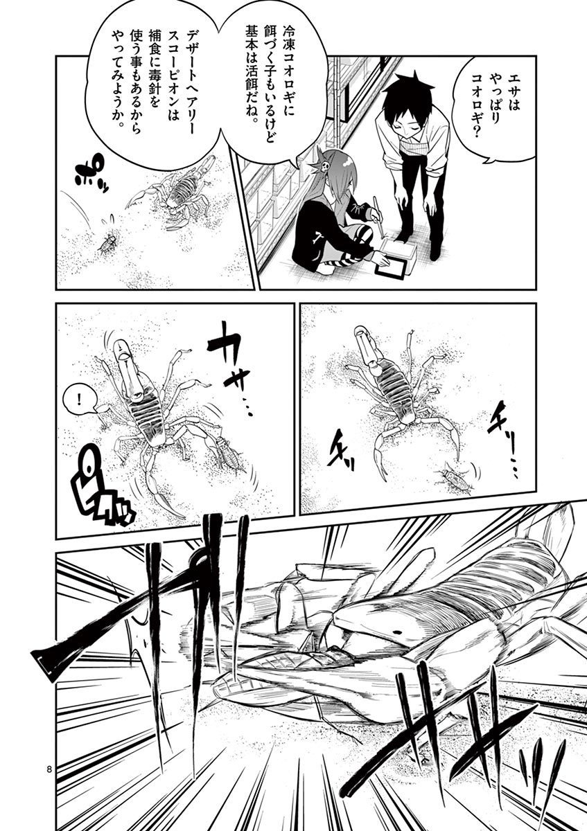 Himitsu no Reptiles Chapter 17 8ページ