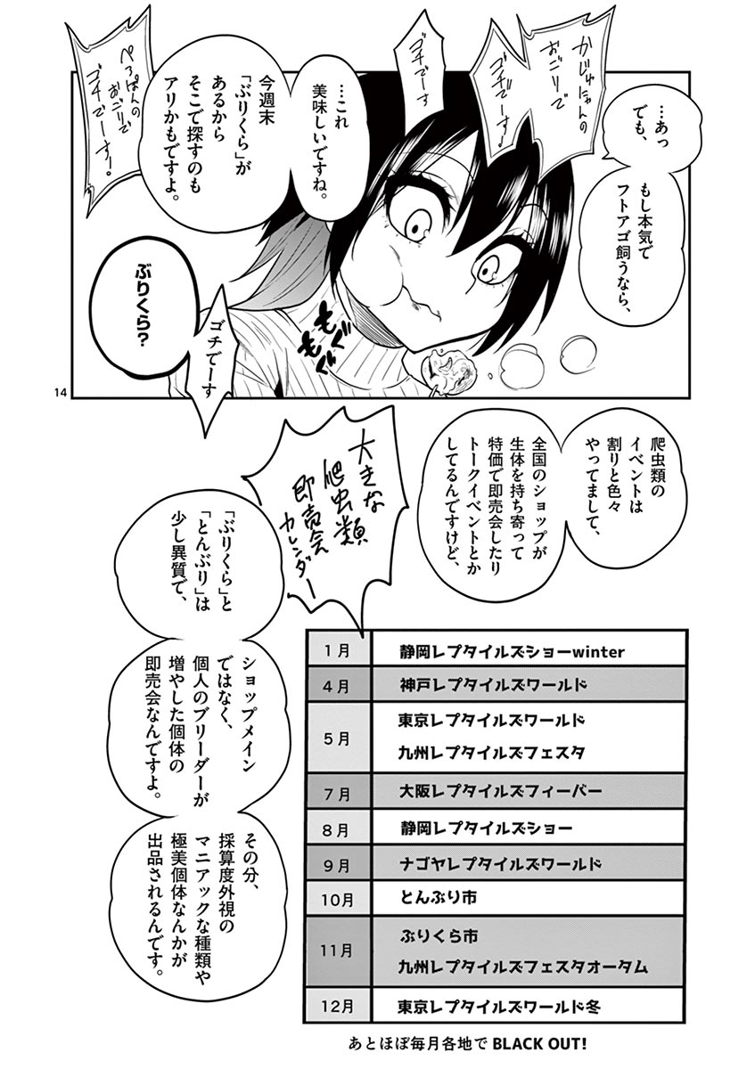 Himitsu no Reptiles Chapter 18 14ページ