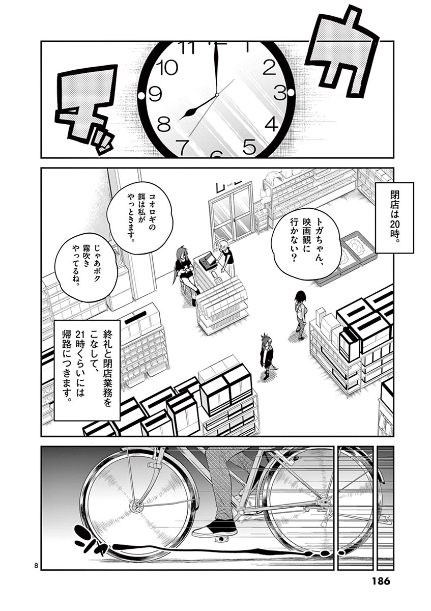 Himitsu no Reptiles Chapter 18 8ページ