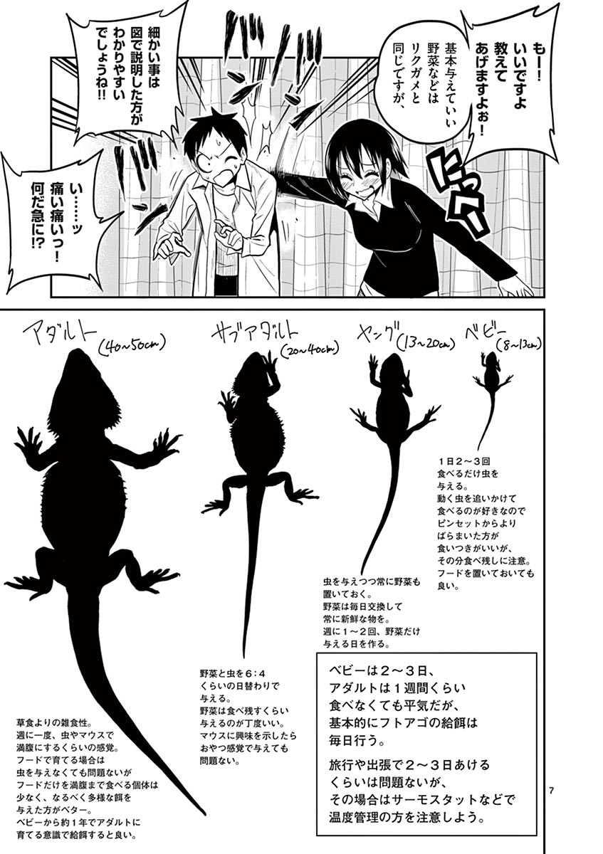 Himitsu no Reptiles Chapter 21 7ページ