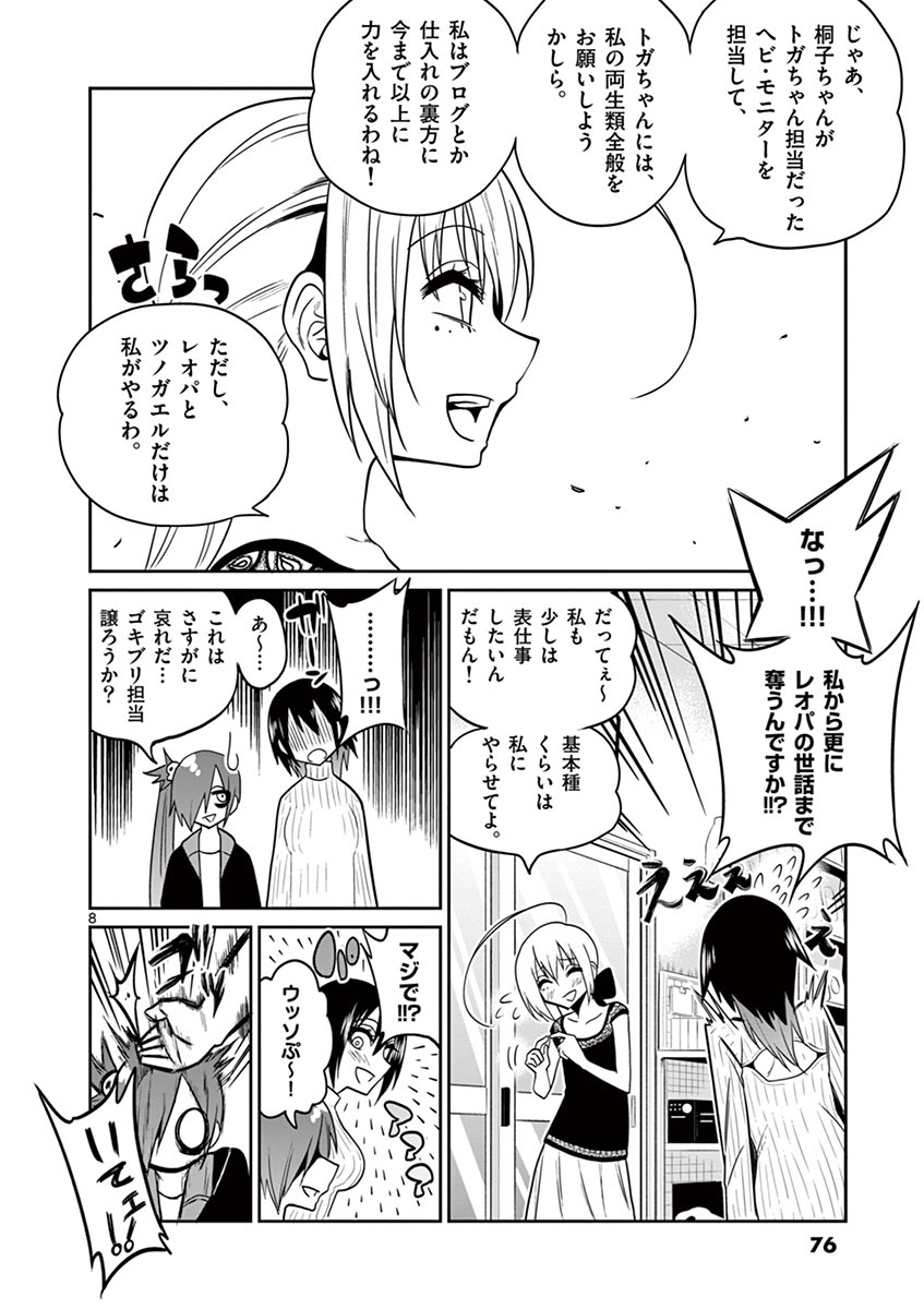 Himitsu no Reptiles Chapter 22 8ページ
