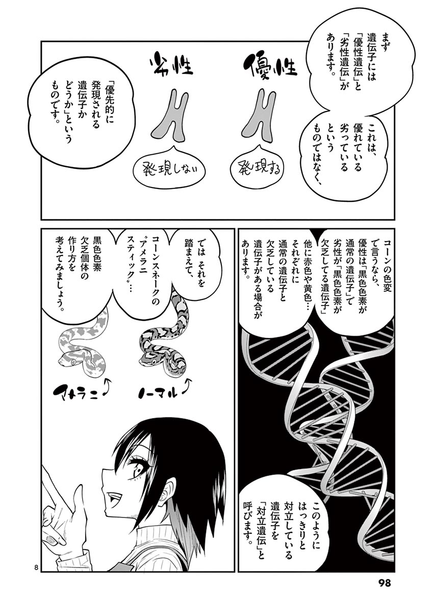 Himitsu no Reptiles Chapter 23 8ページ