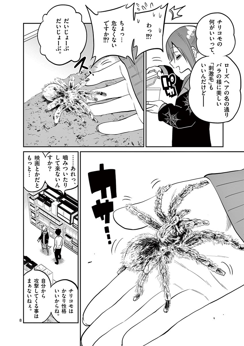 Himitsu no Reptiles Chapter 25 8ページ