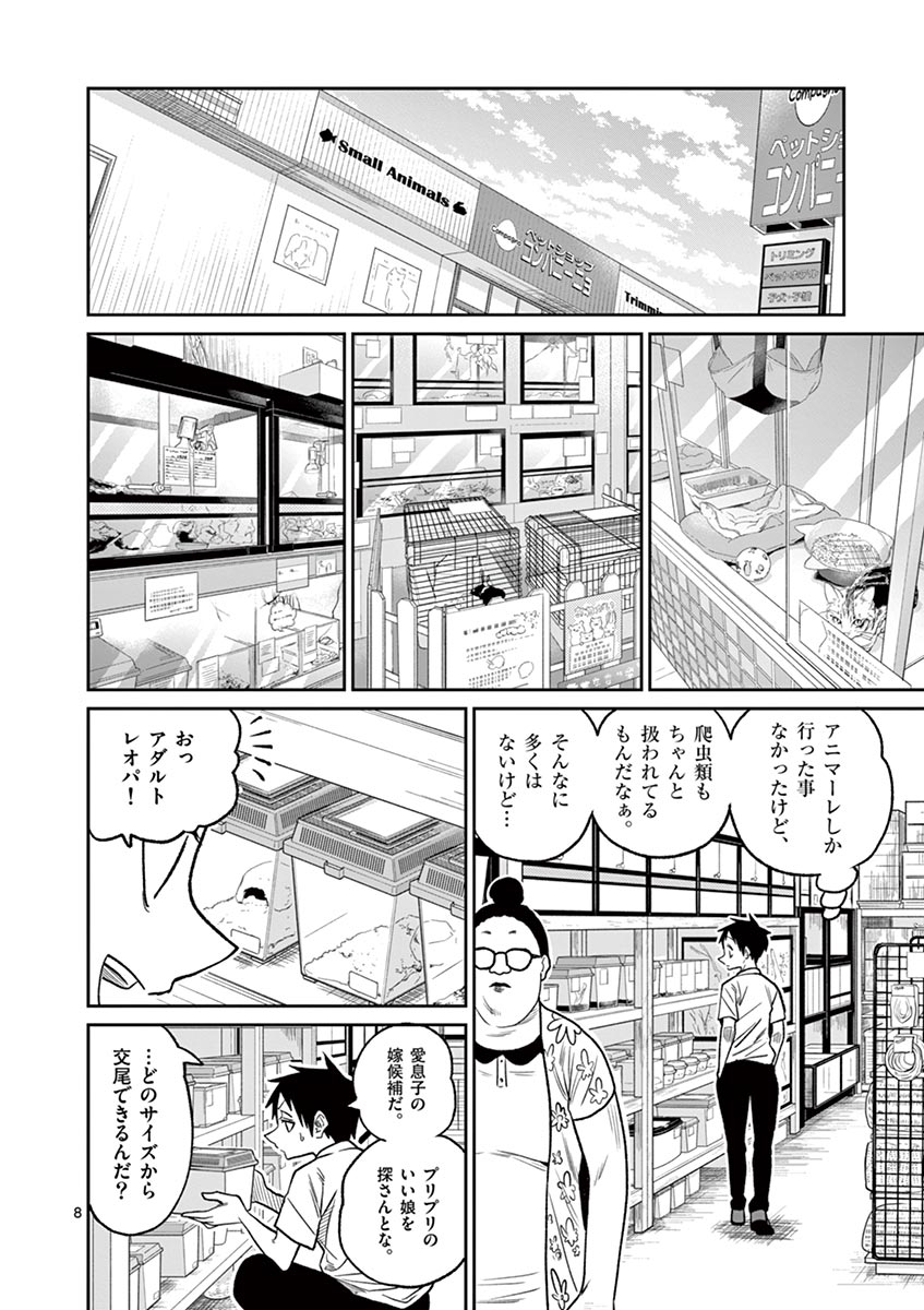 Himitsu no Reptiles Chapter 33 8ページ