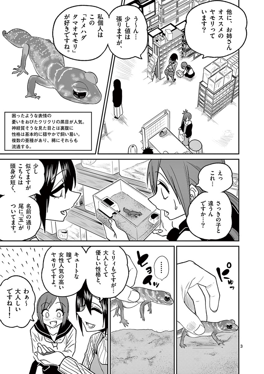 Himitsu no Reptiles Chapter 34 3ページ