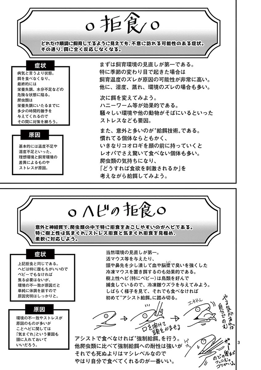 Himitsu no Reptiles Chapter 35.5 3ページ