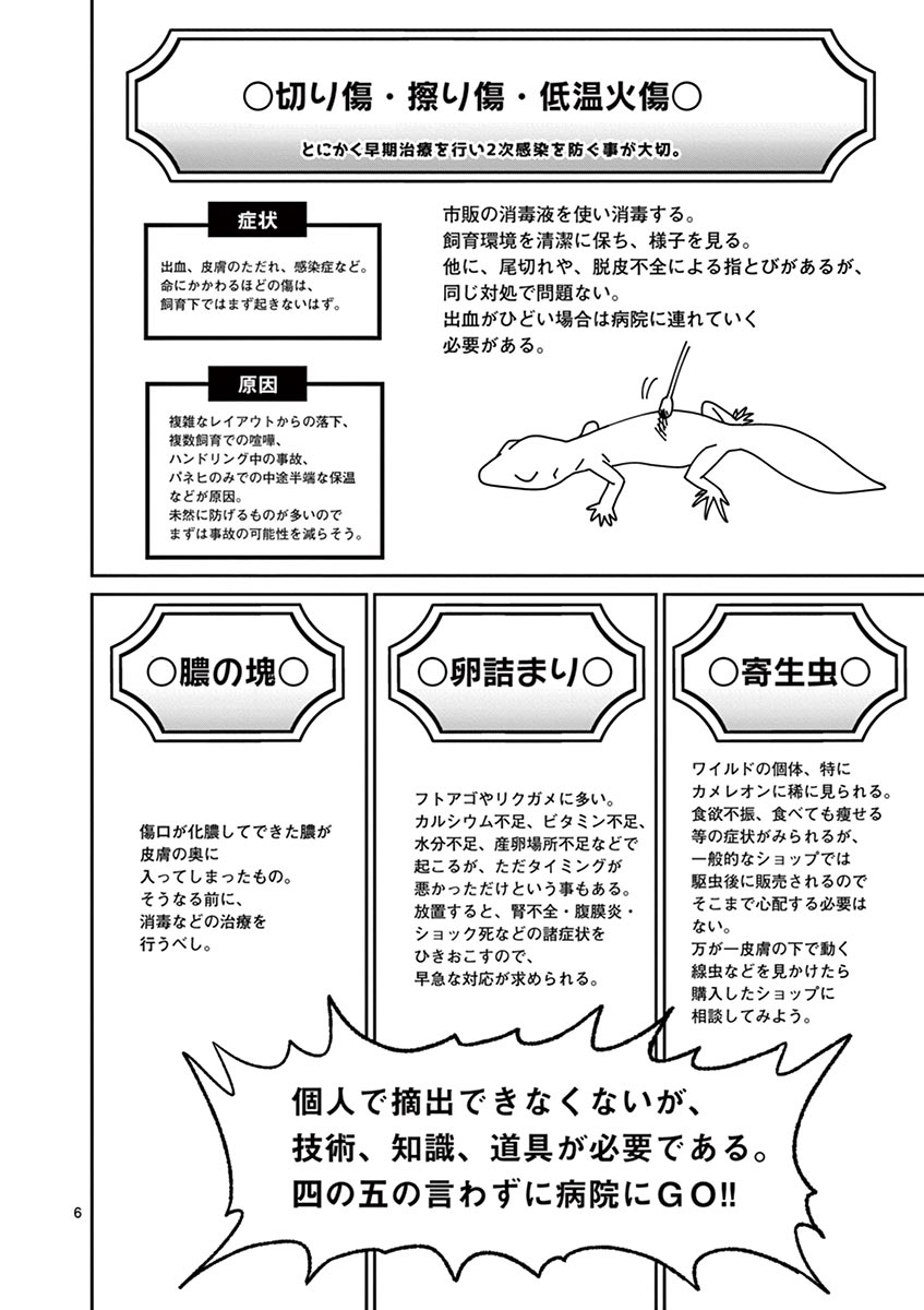 Himitsu no Reptiles Chapter 35.5 6ページ