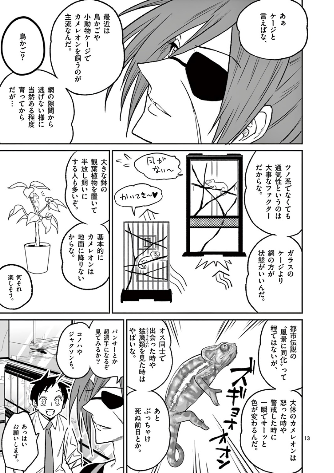 Himitsu no Reptiles Chapter 39 13ページ