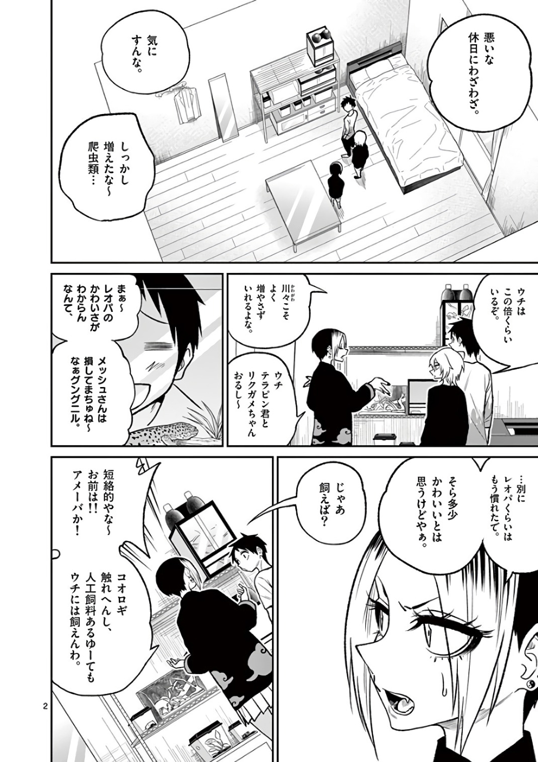Himitsu no Reptiles Chapter 42 2ページ