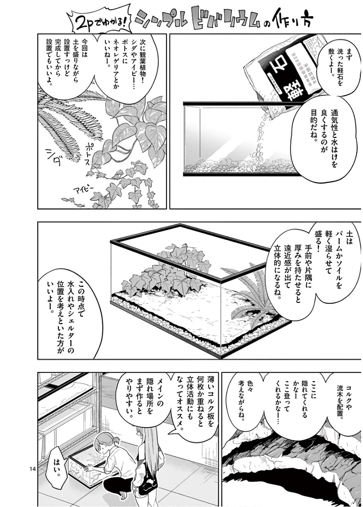Himitsu no Reptiles Chapter 54 14ページ