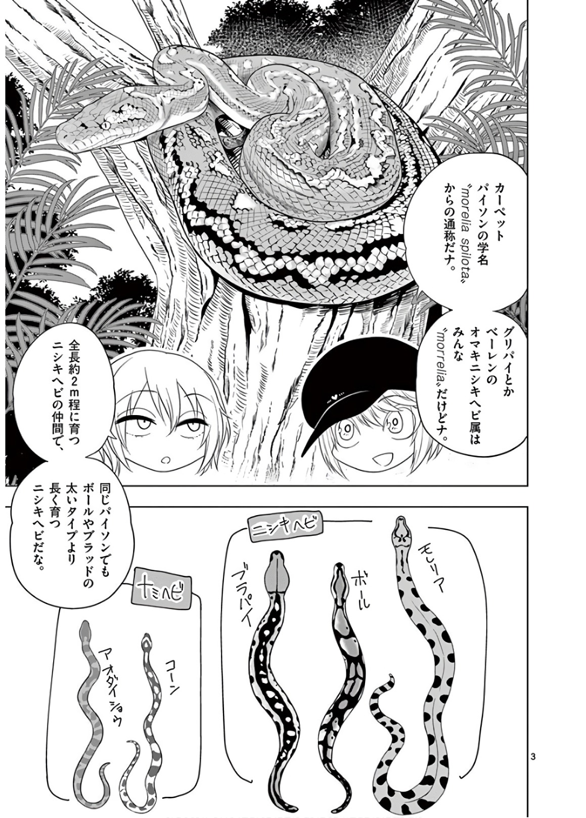 Himitsu no Reptiles Chapter 55 3ページ