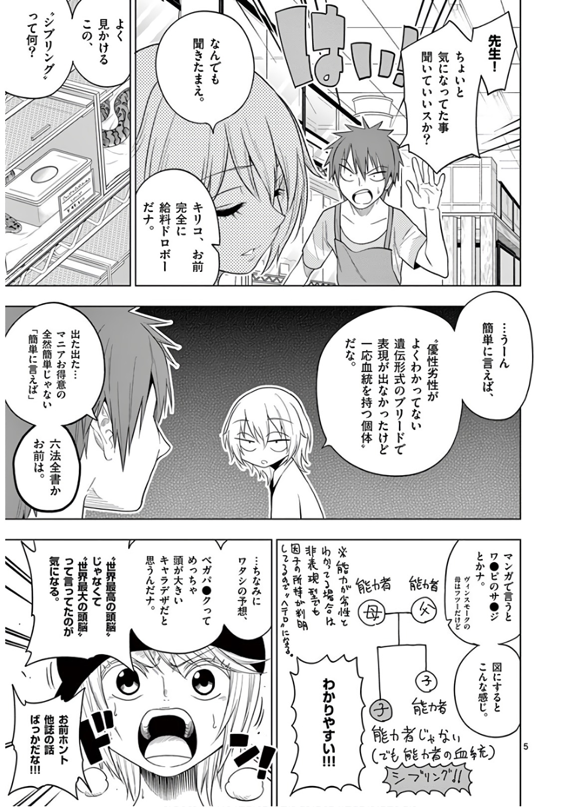 Himitsu no Reptiles Chapter 55 5ページ
