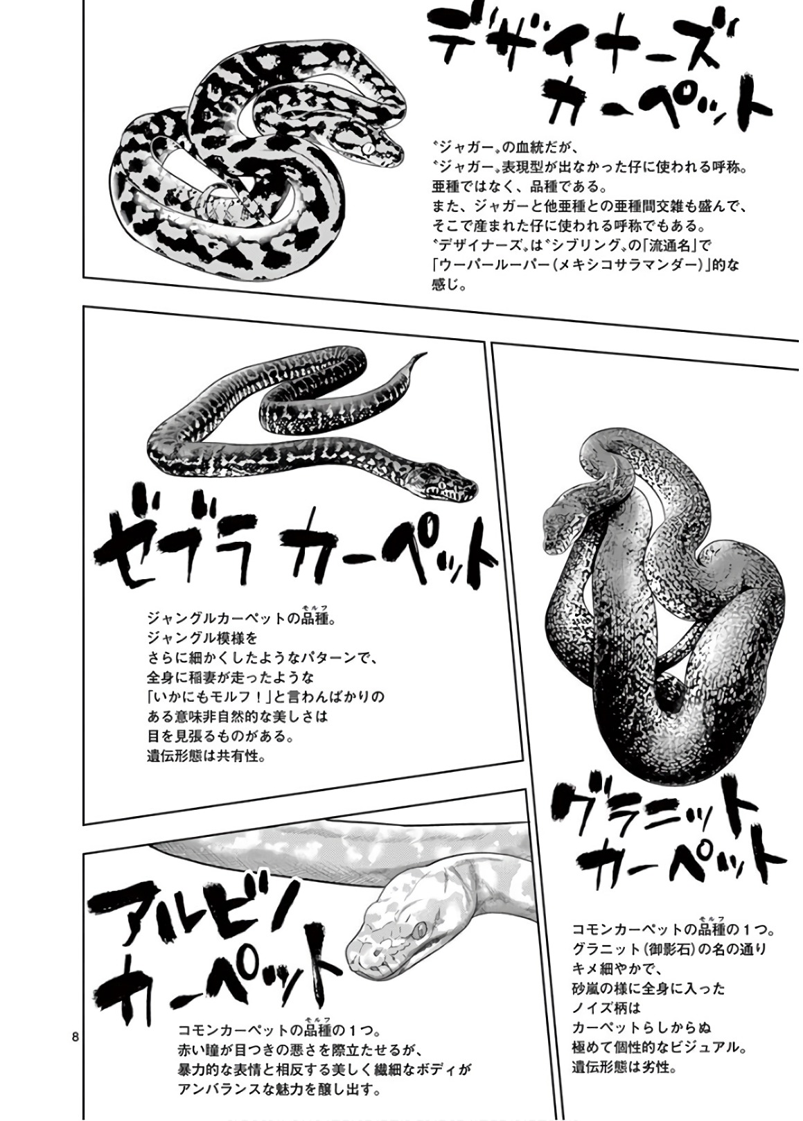 Himitsu no Reptiles Chapter 55 8ページ