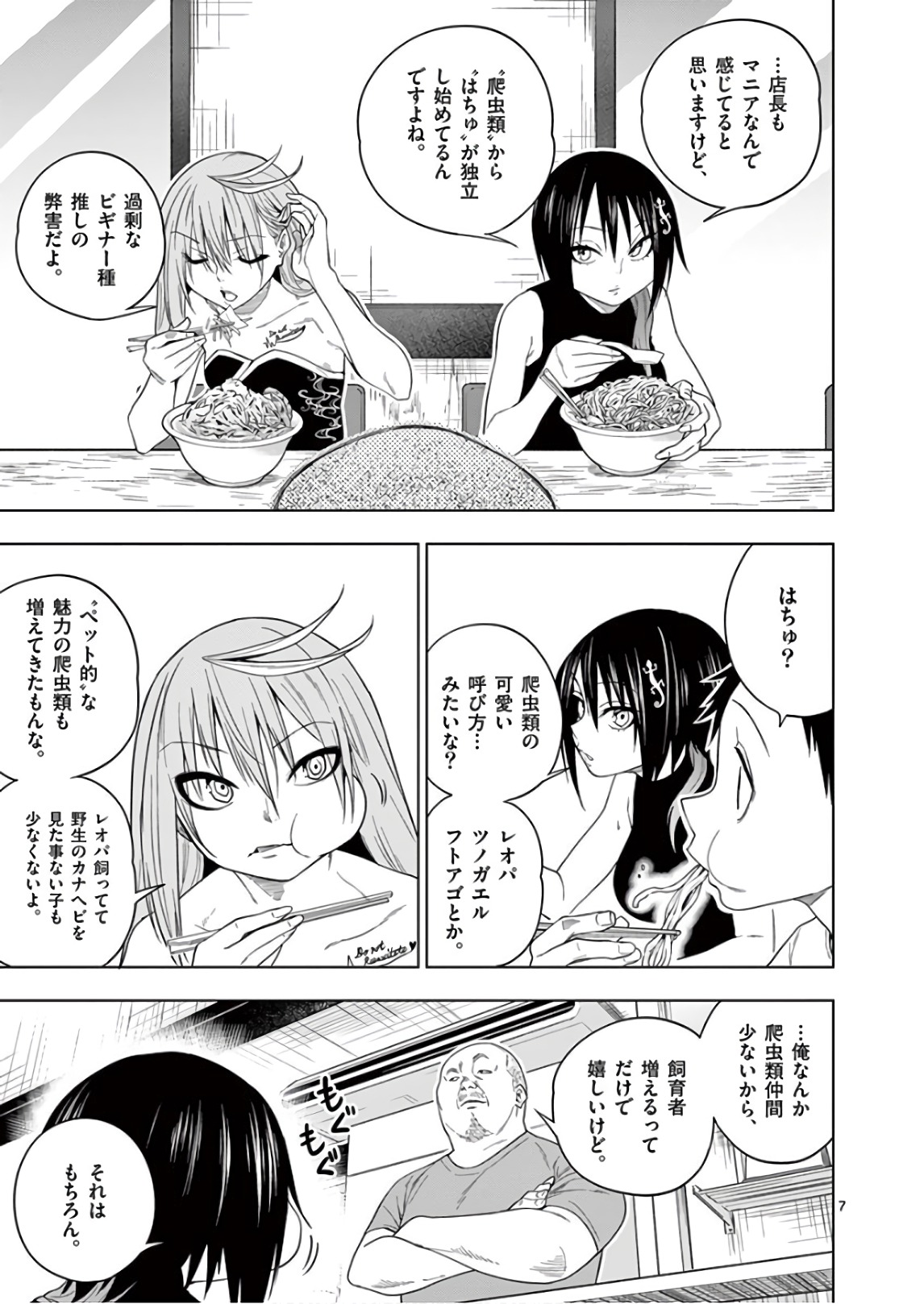 Himitsu no Reptiles Chapter 61 7ページ