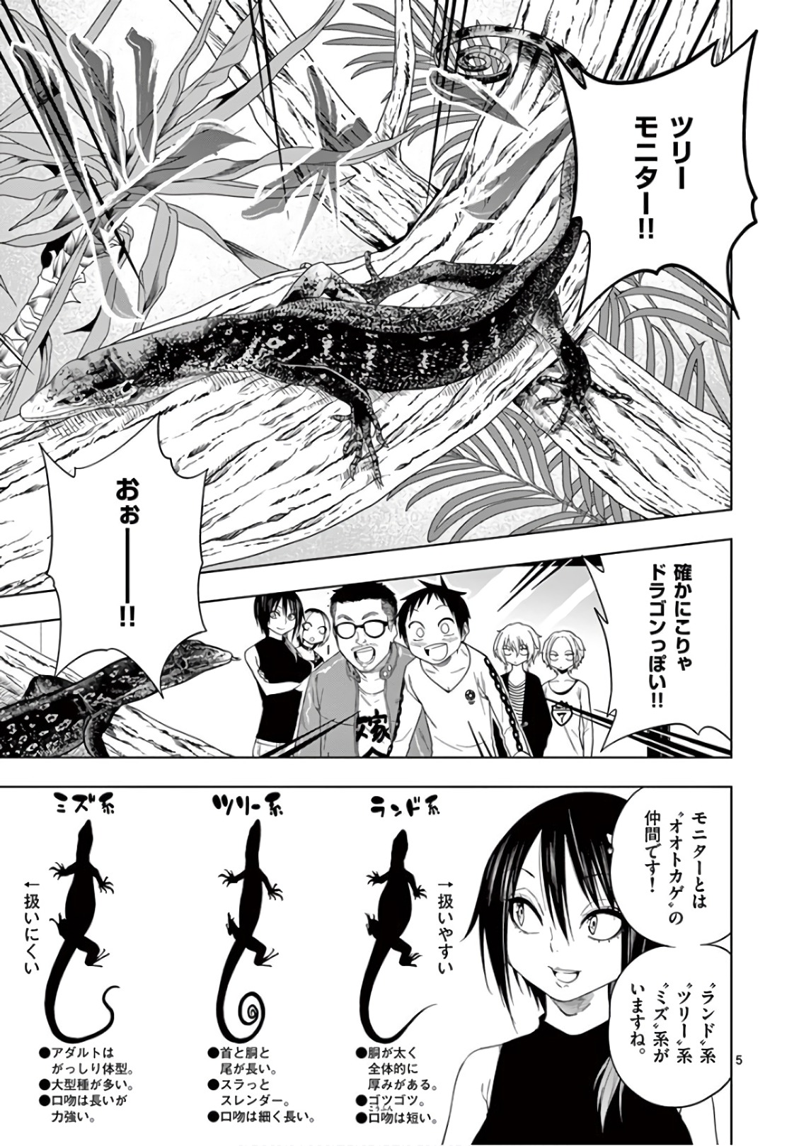 Himitsu no Reptiles Chapter 62 5ページ