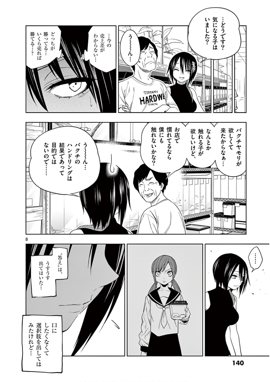 Himitsu no Reptiles Chapter 65 8ページ