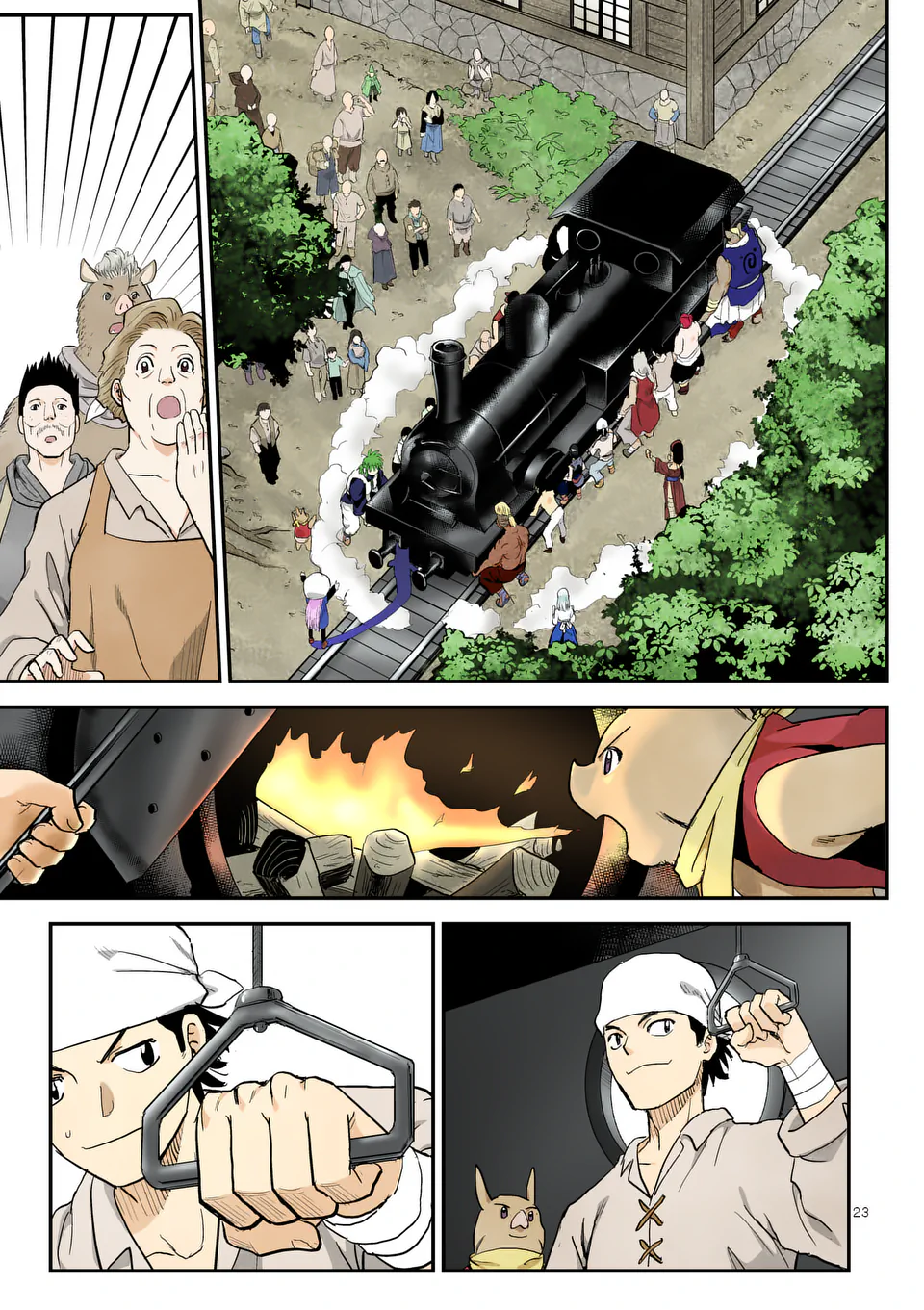 Higashi Sandis Ryokaku Tetsudou - Basha Shikanai Isekai de Tetsudougaisha Hajimemasu Chapter 25 23ページ