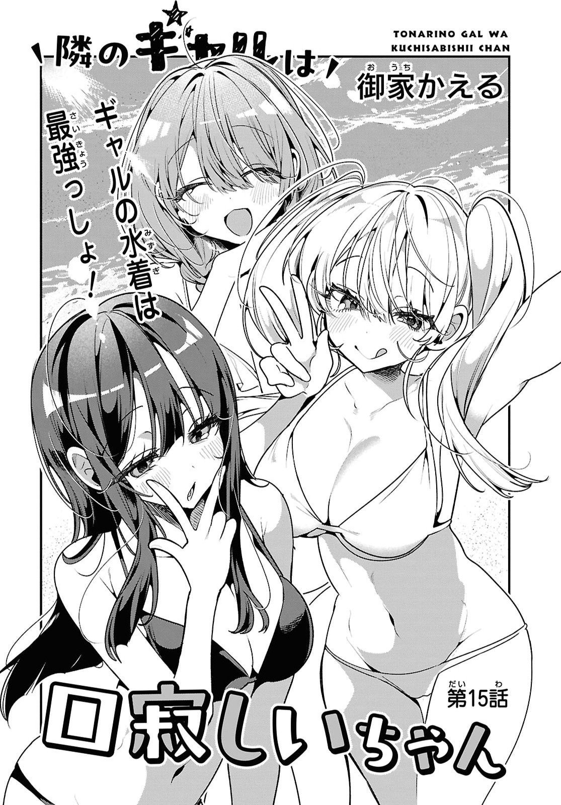 Tonari no Gyaru wa Kuchisabishii-chan Chapter 15 2ページ