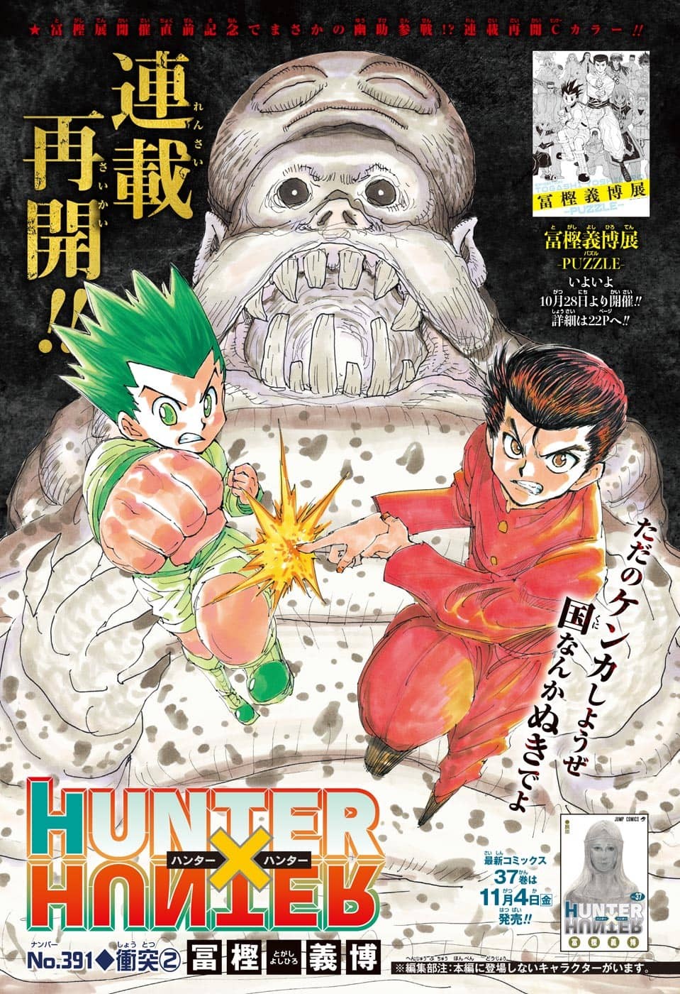 Hunter x Hunter Chapter 391 1ページ
