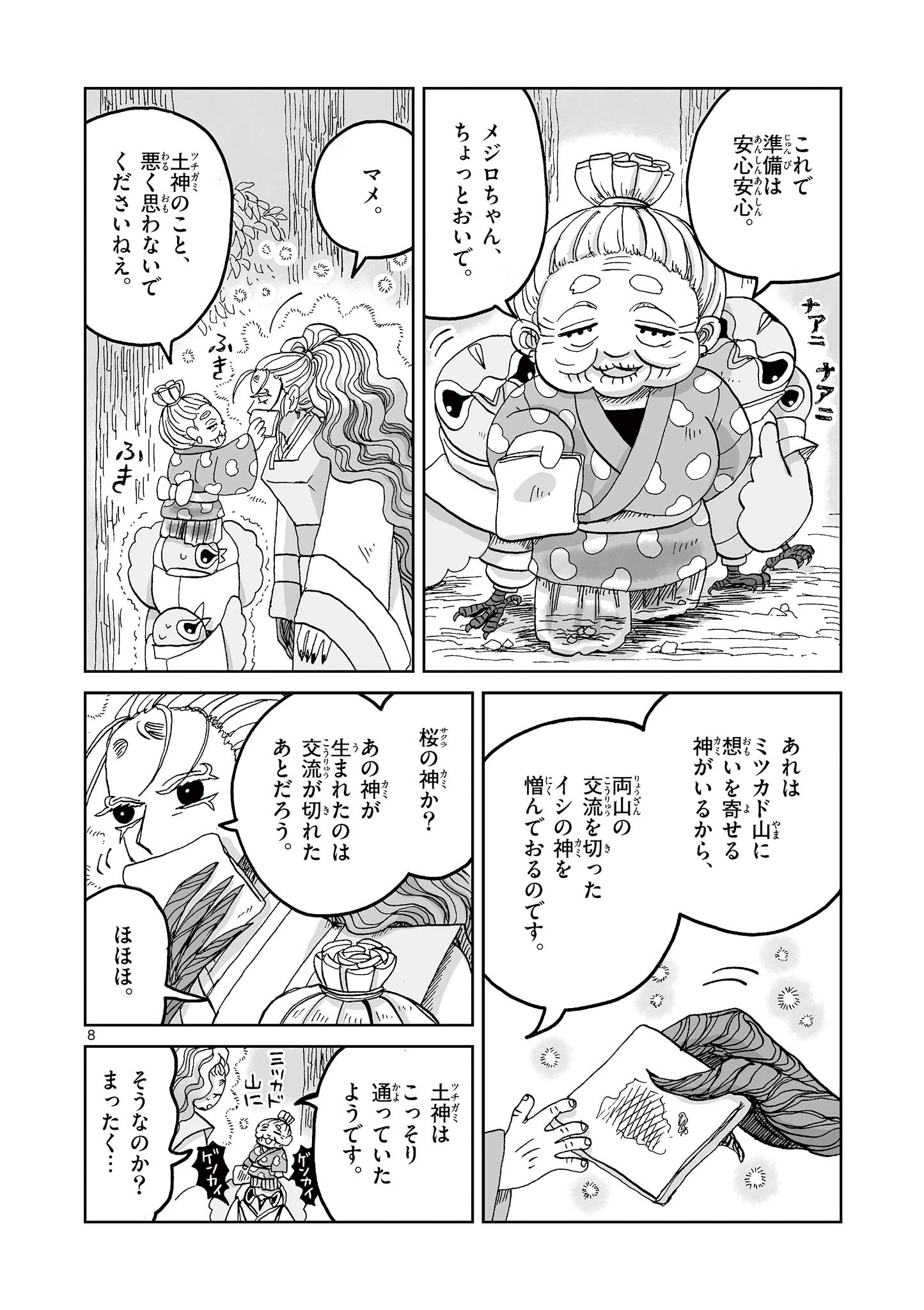 Hitohitogami Hibi Chapter 19 8ページ