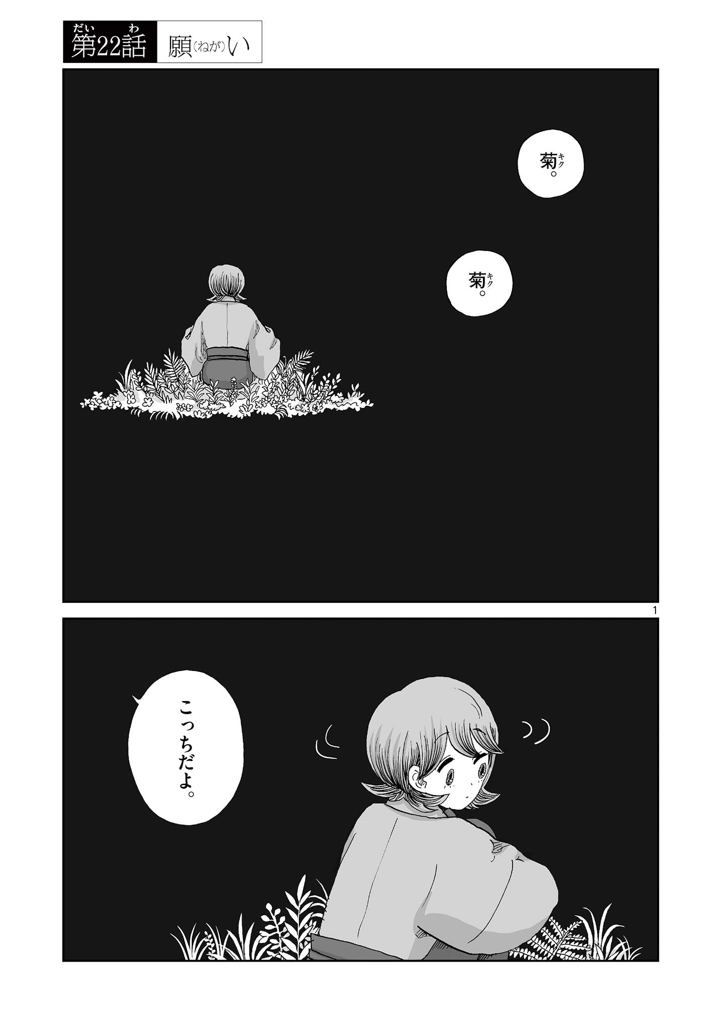 Hitohitogami Hibi Chapter 22 1ページ
