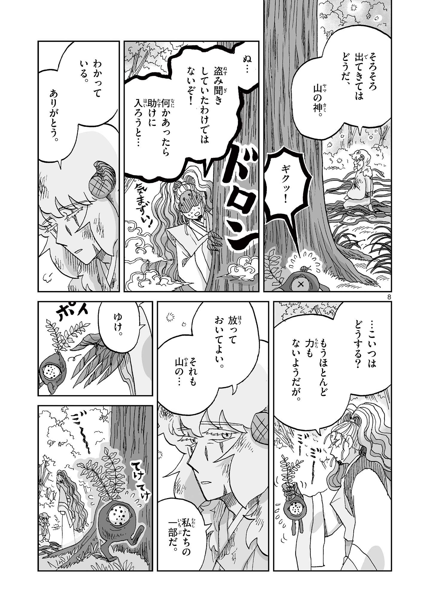 Hitohitogami Hibi Chapter 36 8ページ