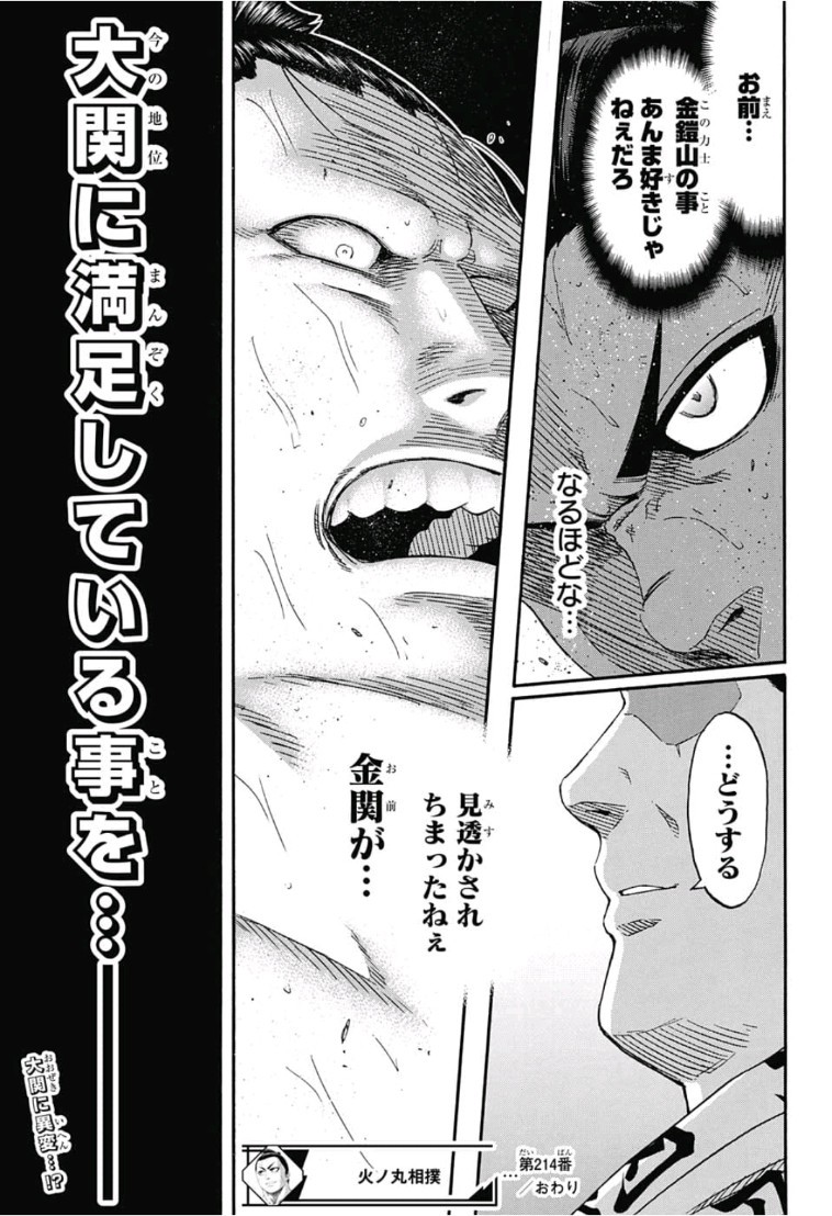 Hinomaru-Zumou Chapter 214 19ページ