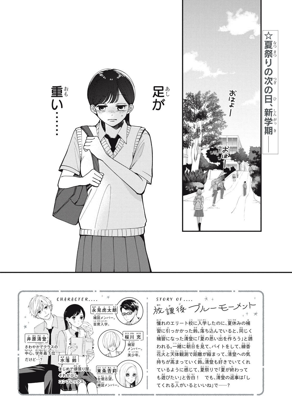 Houkago Blue Moment Chapter 8.1 2ページ